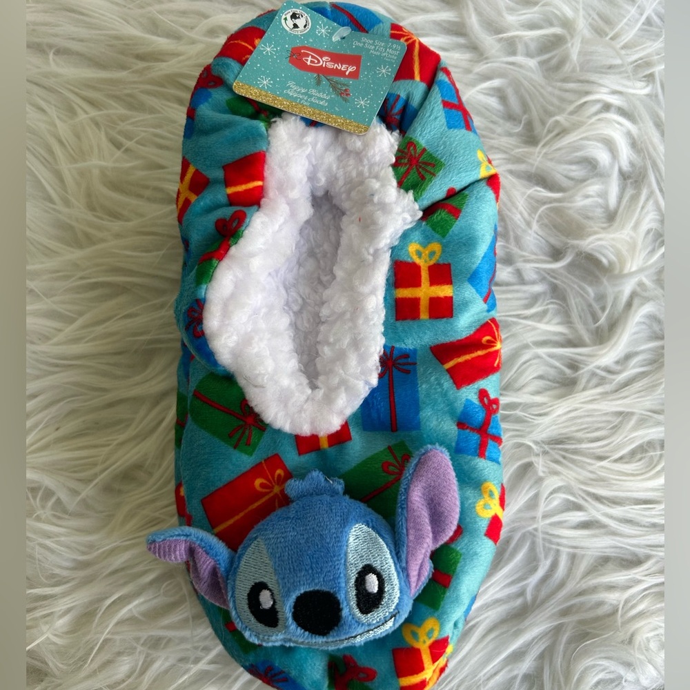 Stitch Present Slipper Socks